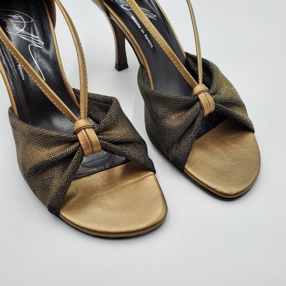 Donald J. Pliner Metallic Bronze Heels - Picture 8 of 15